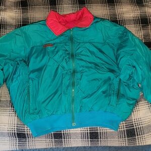 90s Columbia Radial Sleeve Men's Medium Reversible Jacket